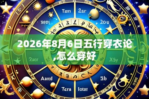 2026年8月6日五行穿衣论,怎么穿好