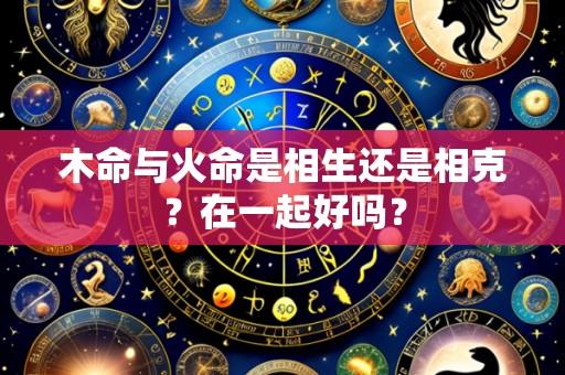 木命与火命是相生还是相克?在一起好吗?