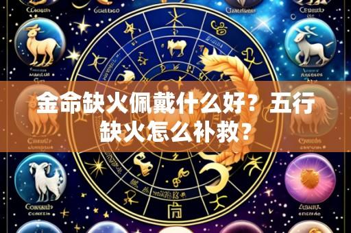 金命缺火佩戴什么好?五行缺火怎么补救?