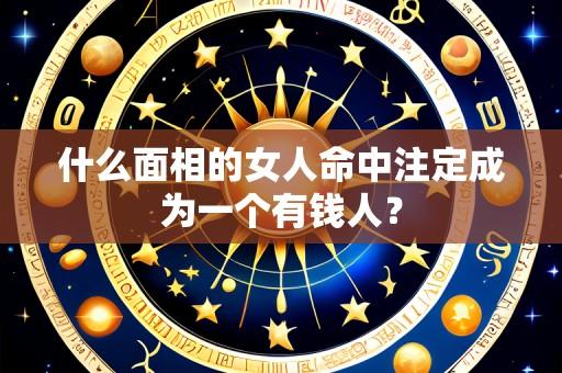 什么面相的女人命中注定成为一个有钱人?