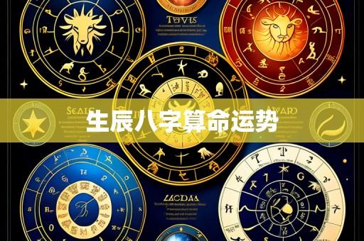 生辰八字算命运势