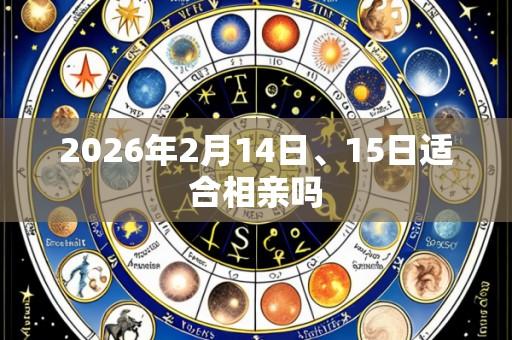 2026年2月14日、15日适合相亲吗