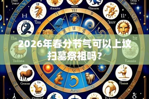 2026年春分节气可以上坟扫墓祭祖吗？