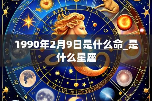 1990年2月9日是什么命_是什么星座