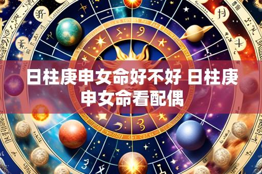 日柱庚申女命好不好 日柱庚申女命看配偶