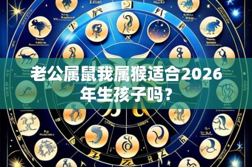 老公属鼠我属猴适合2026年生孩子吗?