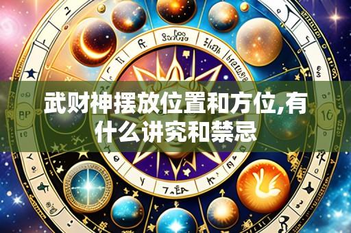 武财神摆放位置和方位,有什么讲究和禁忌