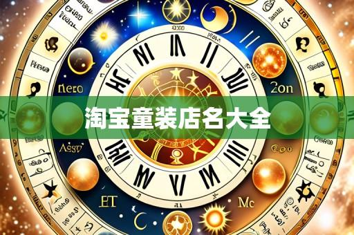 淘宝童装店名大全