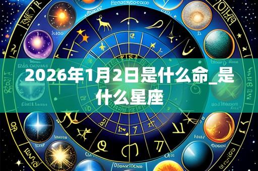 2026年1月2日是什么命_是什么星座