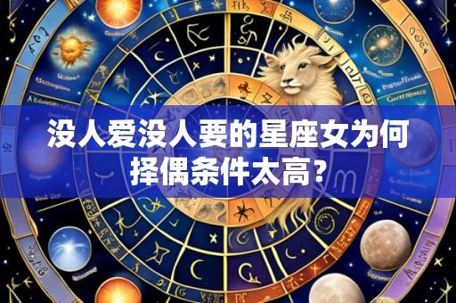 没人爱没人要的星座女为何择偶条件太高?