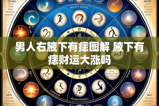 男人右腋下有痣图解 腋下有痣财运大涨吗
