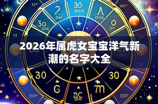 2026年属虎女宝宝洋气新潮的名字大全