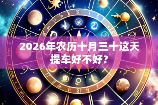2026年农历十月三十这天提车好不好?