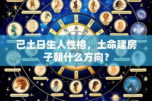 己土日生人性格,土命建房子朝什么方向?