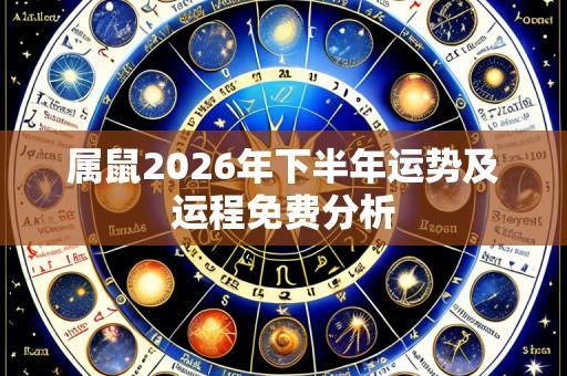 属鼠2026年下半年运势及运程免费分析