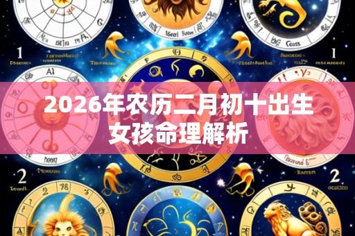 2026年农历二月初十出生女孩命理解析