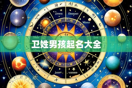 卫姓男孩起名大全