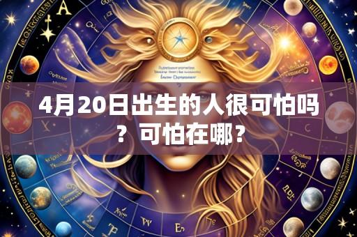 4月20日出生的人很可怕吗？可怕在哪？