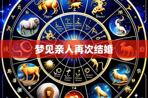 梦见亲人再次结婚