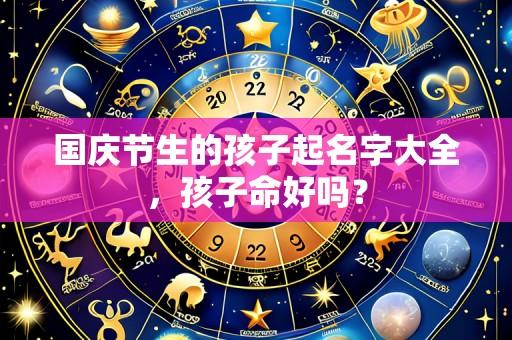 国庆节生的孩子起名字大全，孩子命好吗？