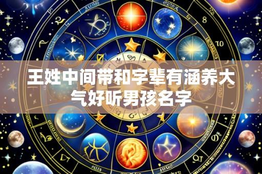王姓中间带和字辈有涵养大气好听男孩名字