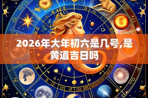 2026年大年初六是几号,是黄道吉日吗
