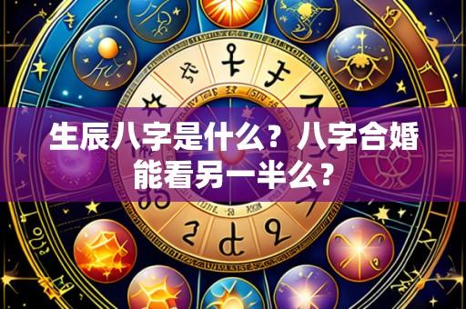 生辰八字是什么？八字合婚能看另一半么？