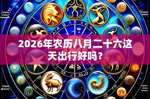 2026年农历八月二十六这天出行好吗?