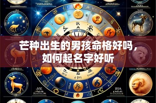 芒种出生的男孩命格好吗,如何起名字好听