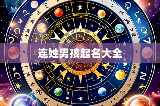 连姓男孩起名大全
