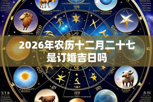 2026年农历十二月二十七是订婚吉日吗