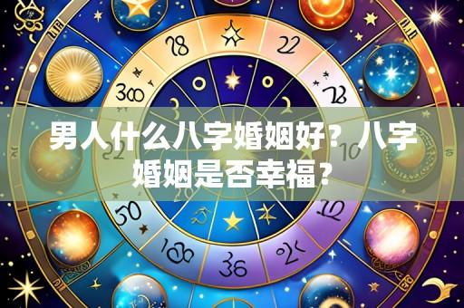 男人什么八字婚姻好?八字婚姻是否幸福?