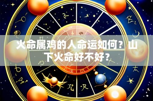 火命属鸡的人命运如何?山下火命好不好?