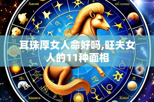耳珠厚女人命好吗,旺夫女人的11种面相