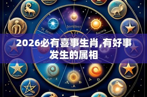 2026必有喜事生肖,有好事发生的属相