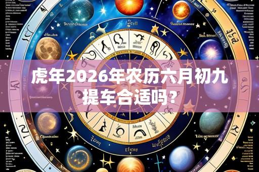 虎年2026年农历六月初九提车合适吗？