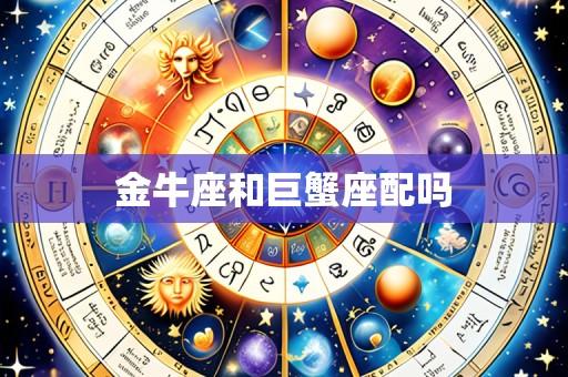 金牛座和巨蟹座配吗