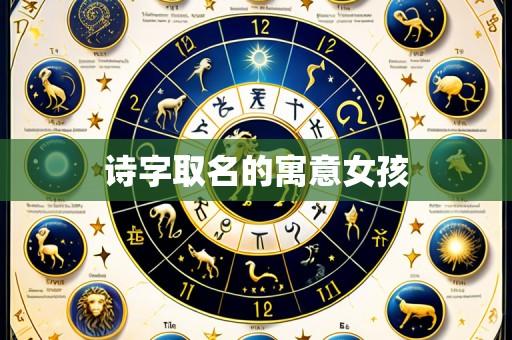 诗字取名的寓意女孩