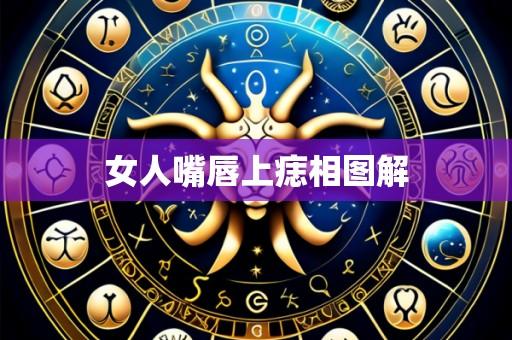 女人嘴唇上痣相图解
