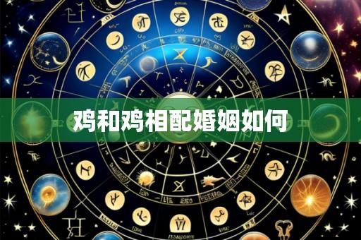 鸡和鸡相配婚姻如何