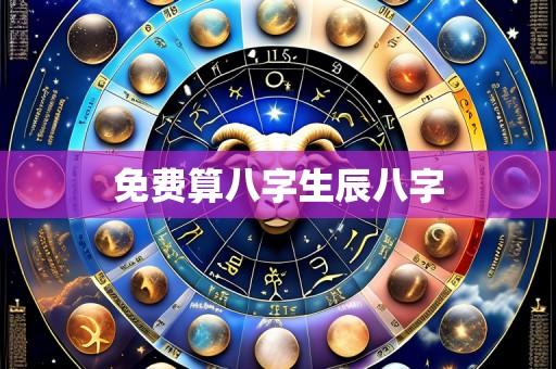 免费算八字生辰八字