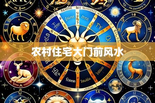 农村住宅大门前风水