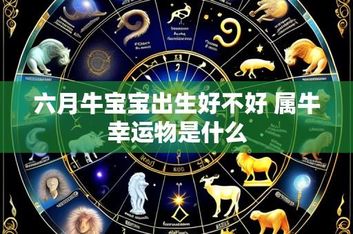 六月牛宝宝出生好不好 属牛幸运物是什么