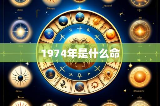1974年是什么命