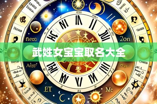 武姓女宝宝取名大全