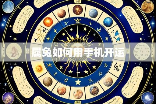 属兔如何用手机开运