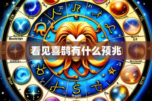 看见喜鹊有什么预兆