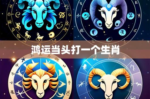 鸿运当头打一个生肖