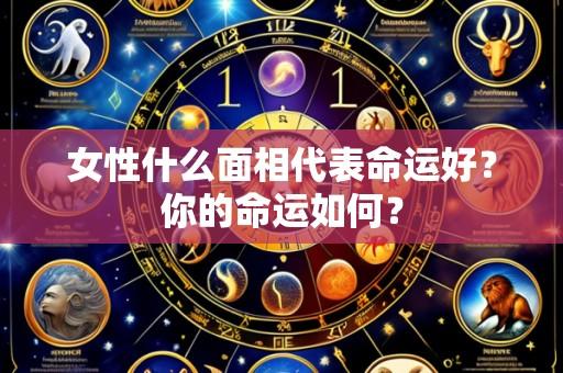 女性什么面相代表命运好？你的命运如何？