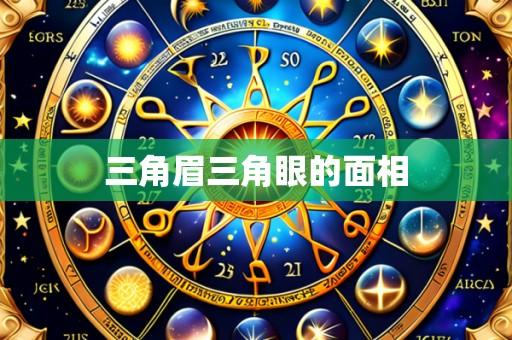 三角眉三角眼的面相